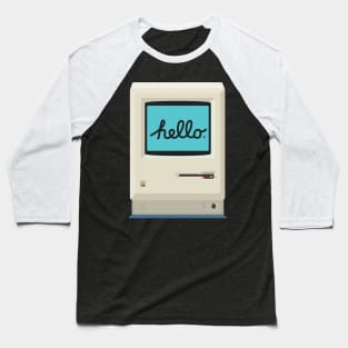 Flat 1984 Macintosh Baseball T-Shirt